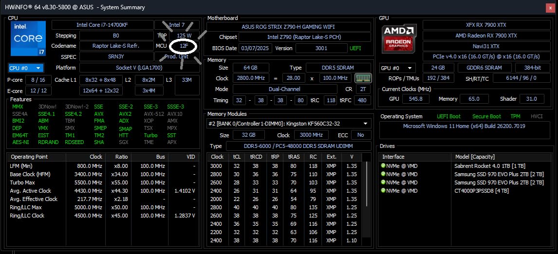 Intel Core i7-14700KF New Gaming Desktop Processor 20 cores (8 P-cores + 12 E-cores) - Unlocked customer photo 2