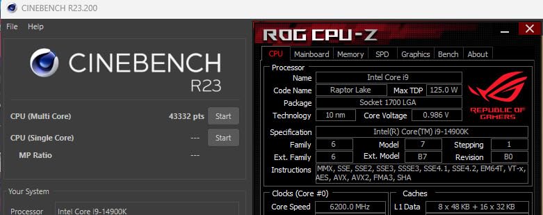Intel Core i9-14900K Desktop Processor customer photo 2