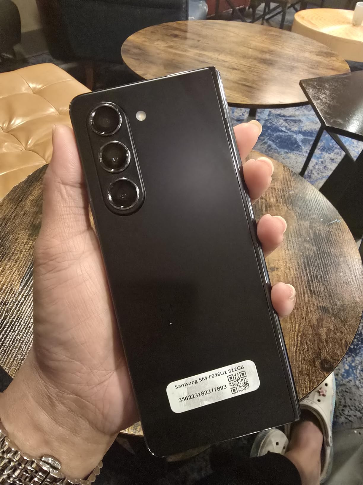 Samsung Galaxy Z Fold 5 5G US Version, 512GB, Phantom Black - Unlocked (Renewed) customer photo 1