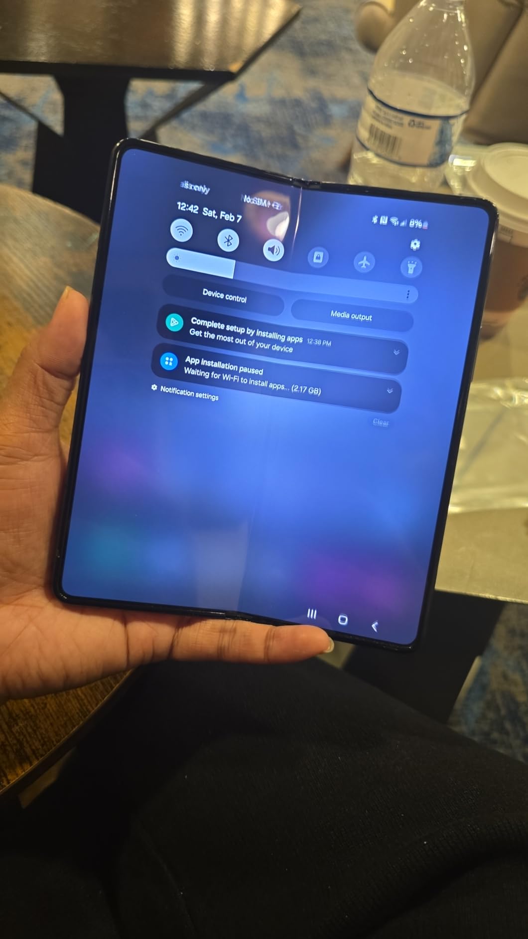 Samsung Galaxy Z Fold 5 5G US Version, 512GB, Phantom Black - Unlocked (Renewed) customer photo 2