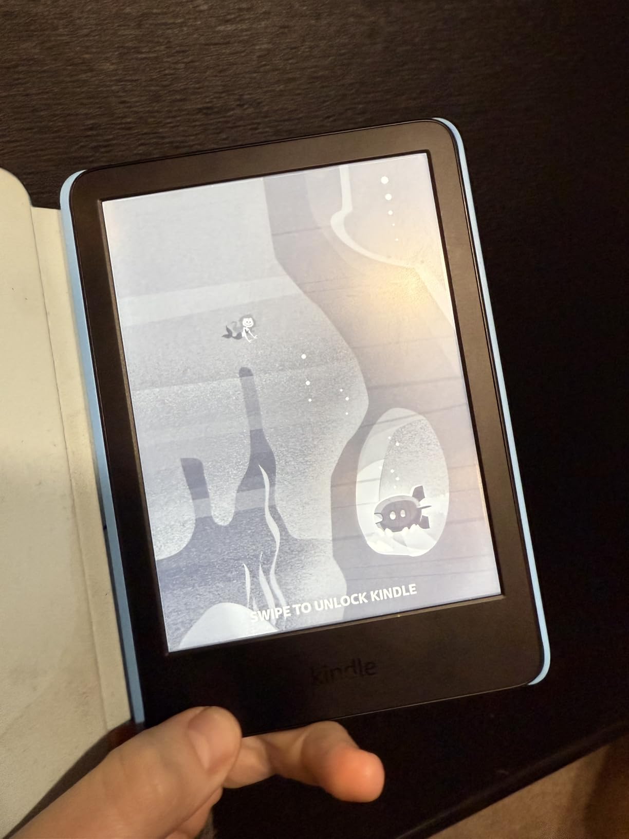 Kindle Kids 16GB (newest model) - If it breaks, we will replace it, includes ad-free books and cover, with glare-free display, faster page turns - Ocean Explorer customer photo 1