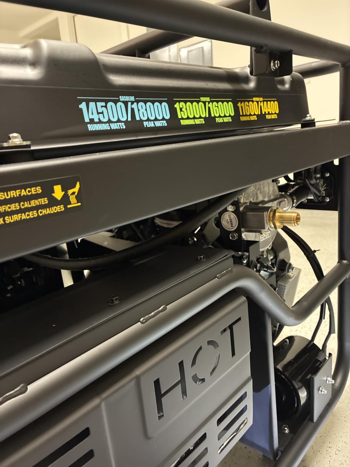 Westinghouse 18000 Peak Watt Tri-Fuel Home Backup Portable Generator, Remote Electric Start, Transfer Switch Ready, Gas, Propane, and Natural Gas Powered, CO Sensor customer photo 2