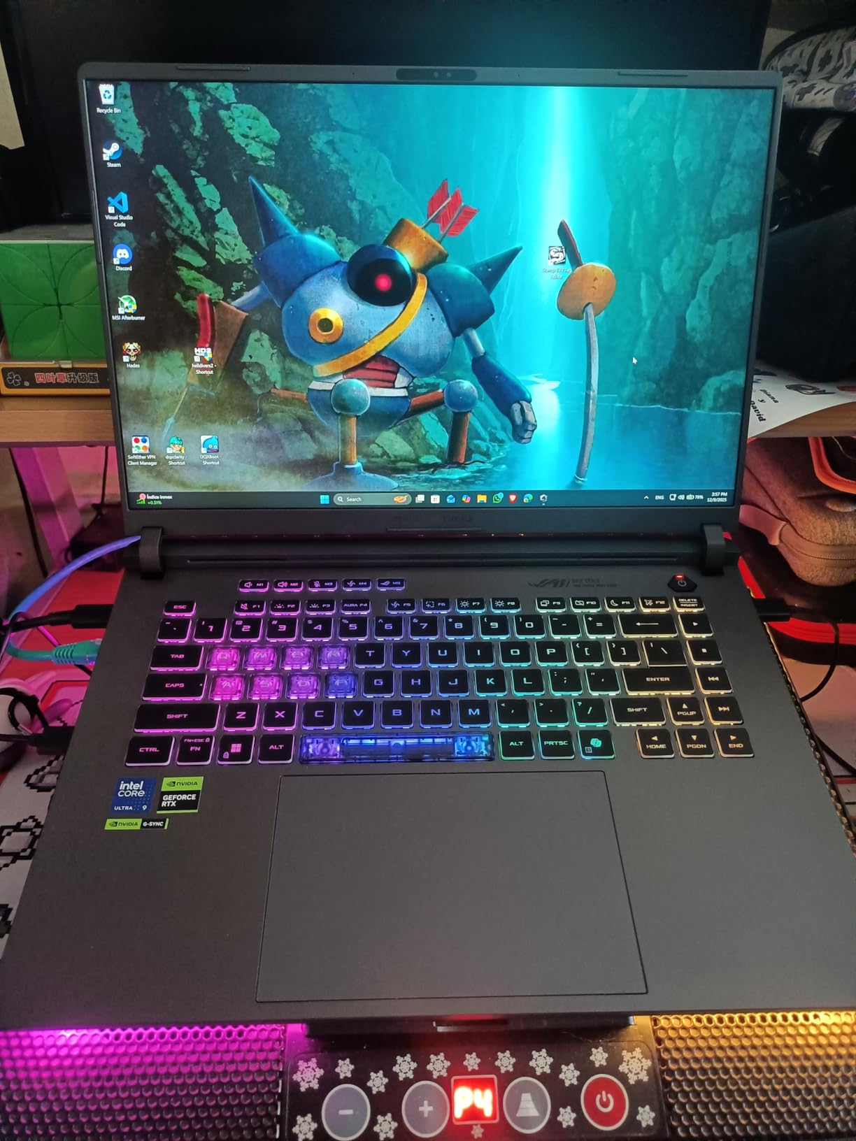 ASUS ROG Strix G16 Gaming Laptop, 165Hz Display, NVIDIA GeForce RTX 4060, Intel Core i7-13650HX, 16GB DDR5, 1TB PCIe Gen4 SSD, Wi-Fi 6E, Windows 11 customer photo 2