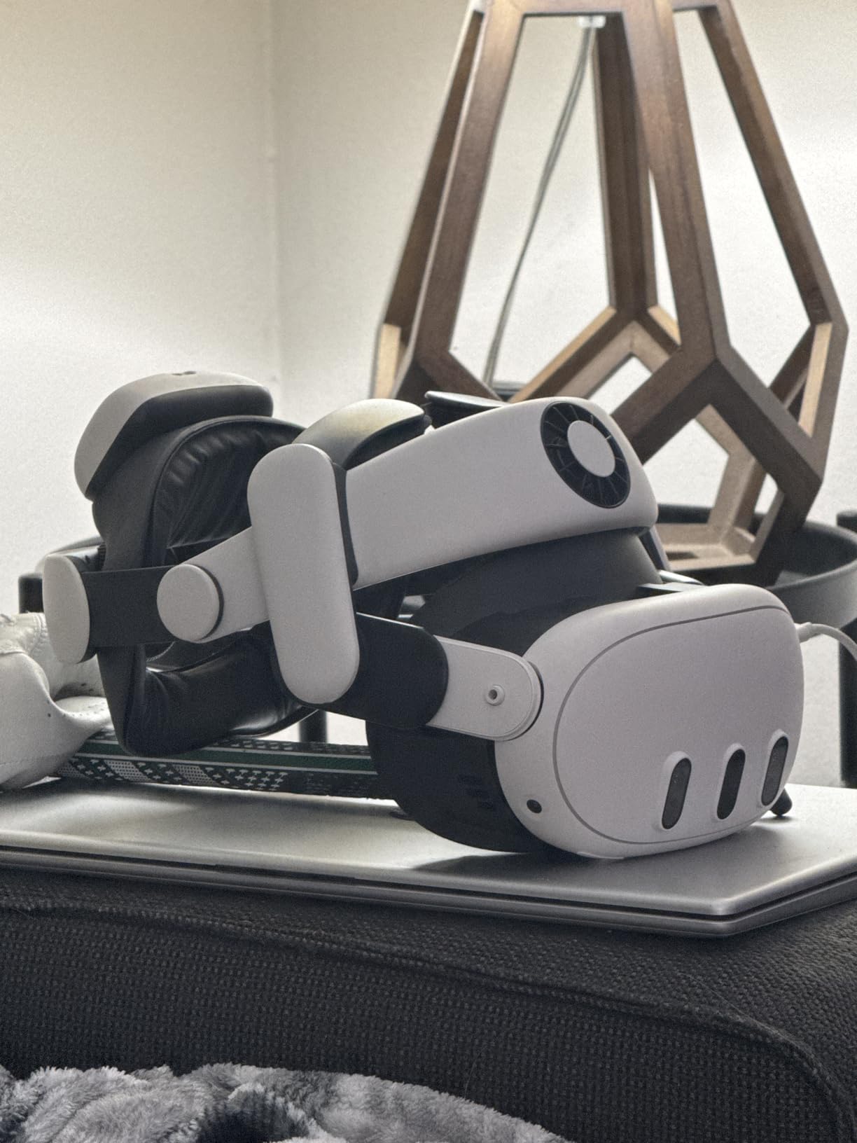 BOBOVR S3 Pro Battery Strap Accessories,Head Air Cooling System and 10000mah Hot-swappable Battery Pack,Compatible with Meta Quest 3/Quest 3S customer photo 2