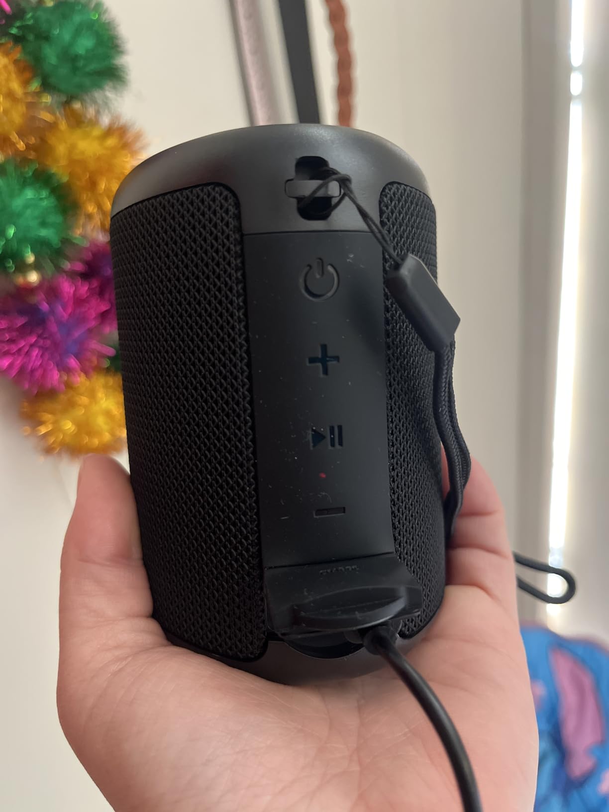 Portable Bluetooth Speaker Beach Vacation Essentials: Powerful Crystal Clear Sound/Dynamic Light/IPX5 Waterproof/All Day Playtime/BT 5.3/TWS Paring, Small Wireless Speaker for Outdoor|Travel|Camping customer photo 1