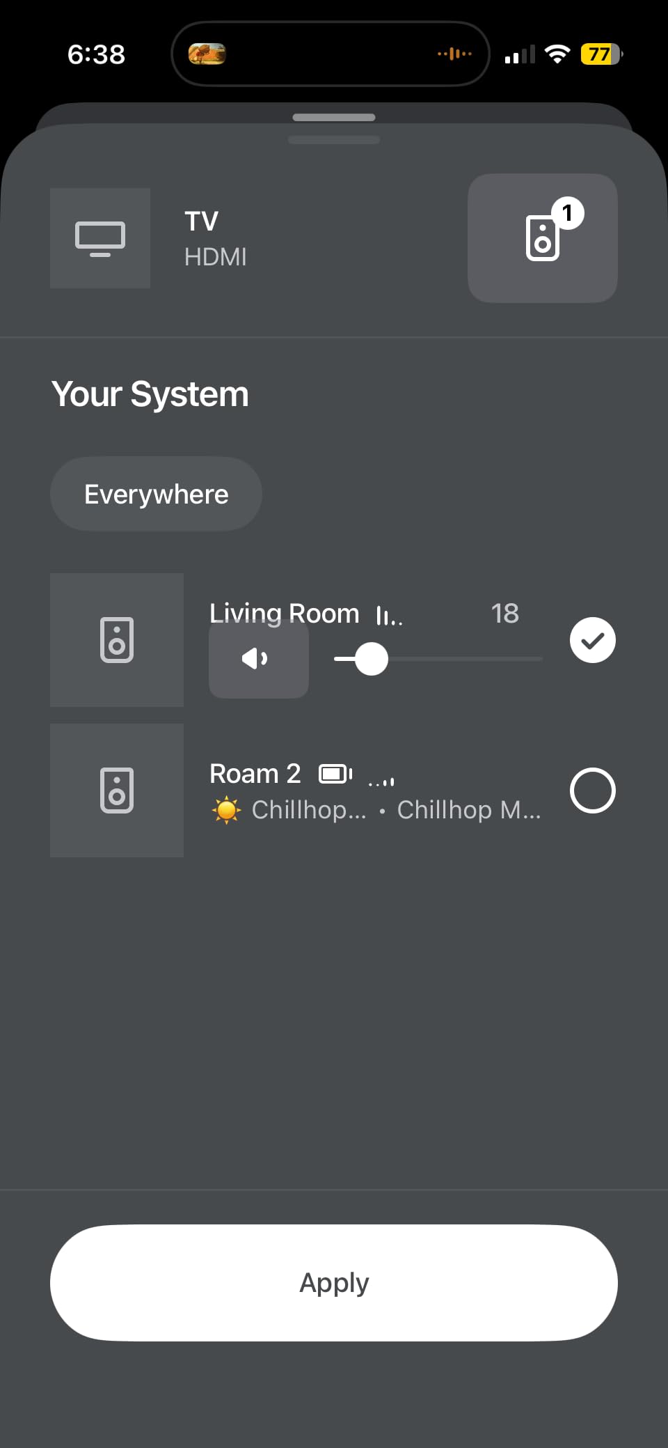 Sonos Roam 2 - Black - Portable Waterproof Bluetooth Speaker customer photo 2
