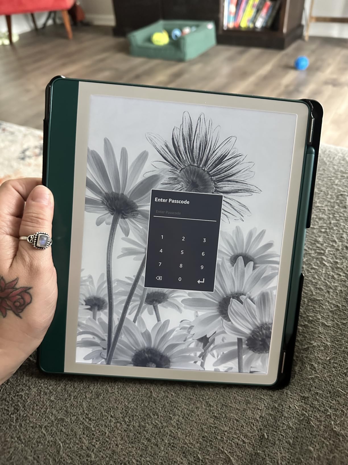 Amazon Kindle Scribe (64GB) - Your notes, documents and books, all in one place. With built-in AI notebook summarization. Includes Premium Pen - Tungsten customer photo 2
