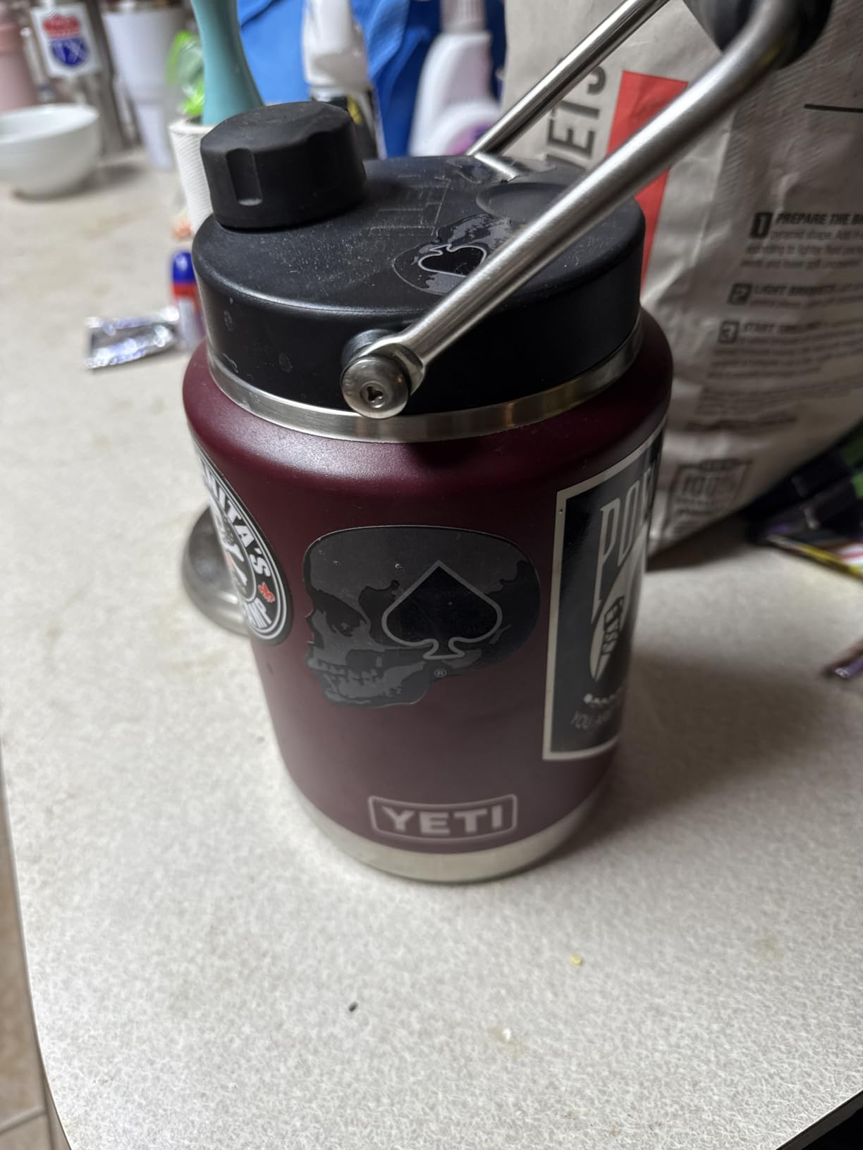 Rambler Half Gallon Jug, Vacuum Insulated, Leakproof, Stainless Steel with MagCap customer photo 1