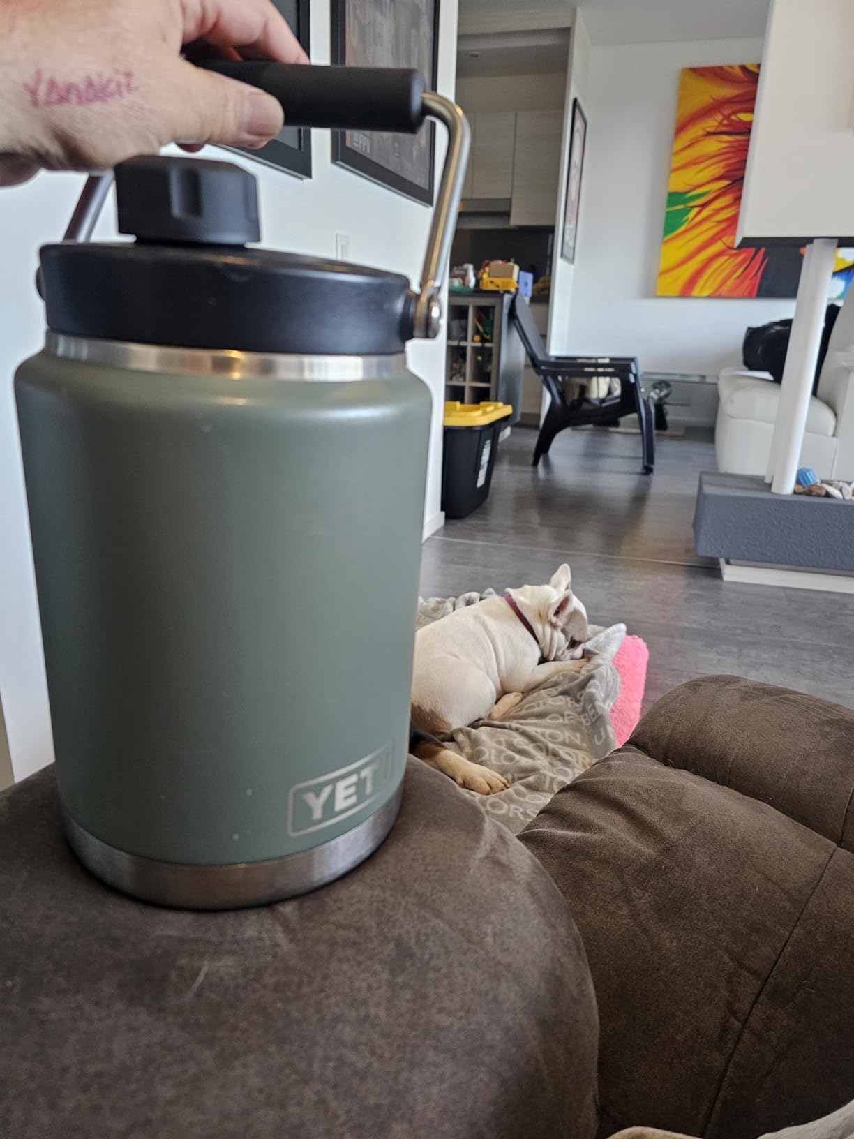 Rambler Half Gallon Jug, Vacuum Insulated, Leakproof, Stainless Steel with MagCap customer photo 2