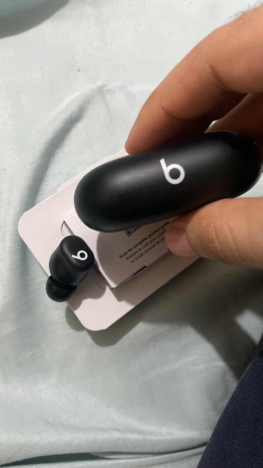 Solo Buds - Wireless Bluetooth Earbuds | 18 Hours of Battery Life | Apple & Android Compatibility | Built-in Microphone - Storm Gray customer photo 1