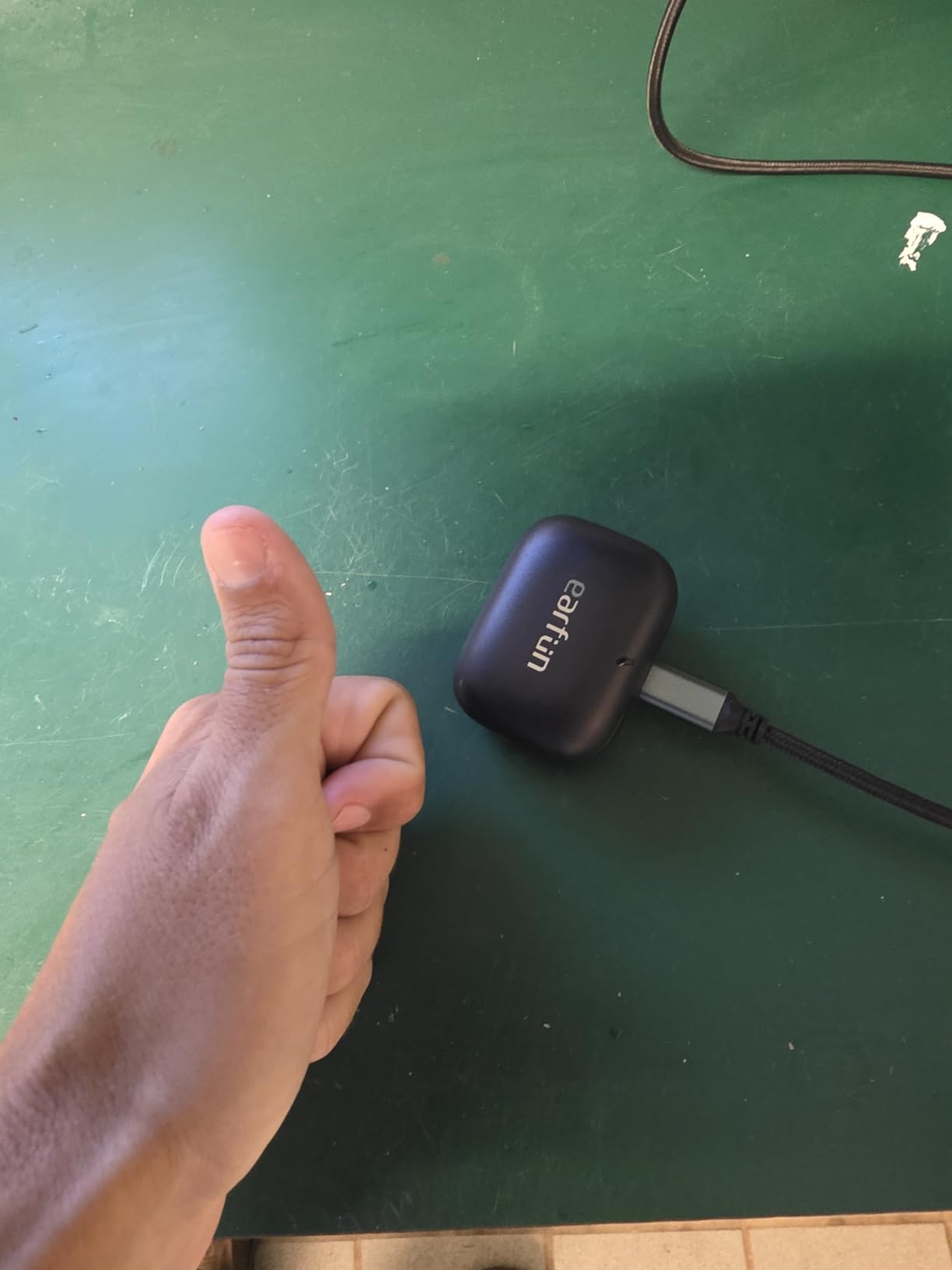 EarFun Air Pro 4 Adaptive Hybrid Noise Canceling Wireless Earbuds, Qualcomm Snapdragon Sound, aptX Lossless, 6 Mics AI CVC 8.0 Call, LDAC Hi-Res Audio, 52H Playtime customer photo 1