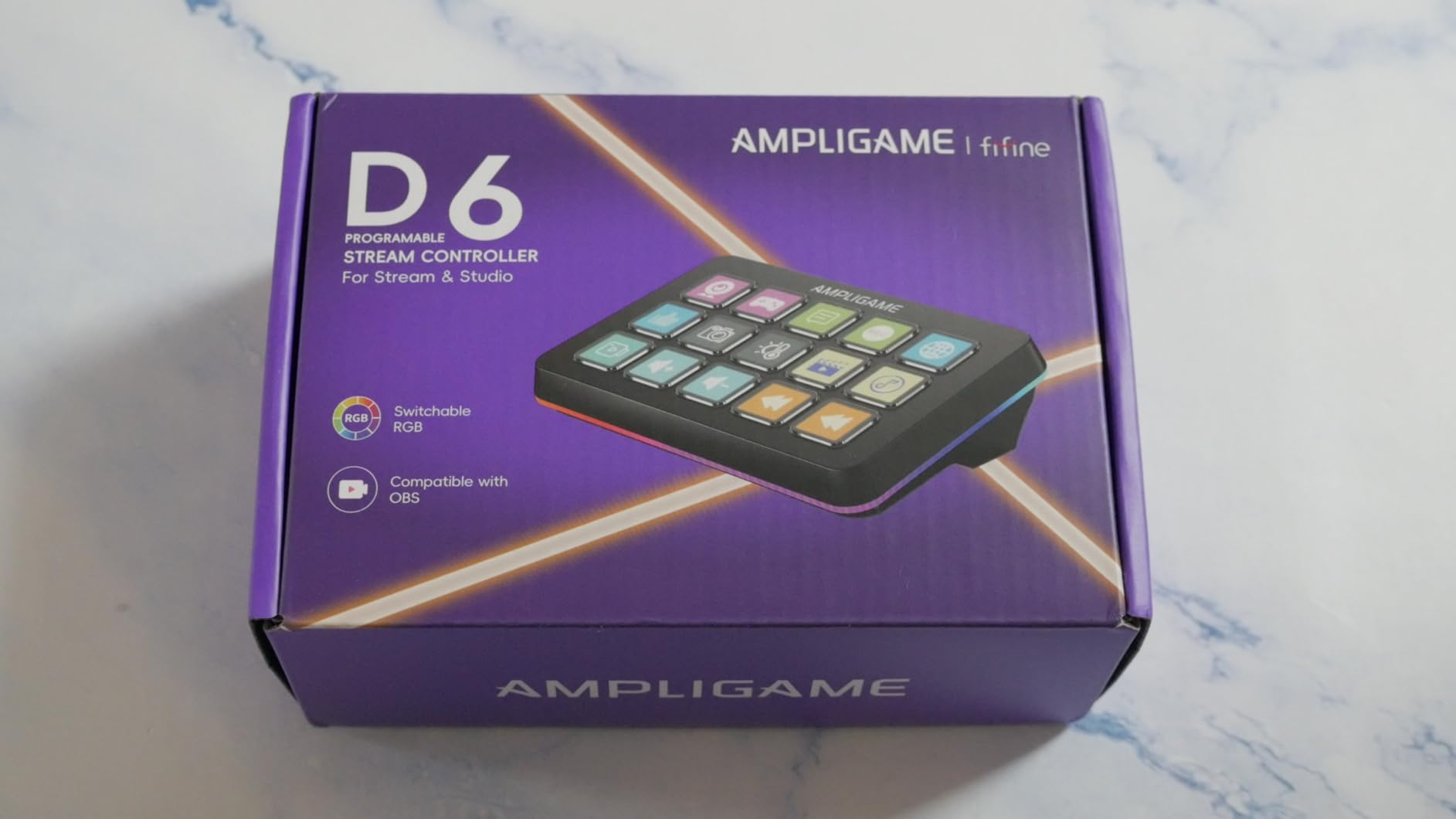 FIFINE AmpliGame Stream Controller with 15 Macro Keys, Streaming Keyboard with Trigger Actions in OBS/Twitch/YouTube/Streamlabs, Shortcut Buttons Keypad Works with Mac and PC-D6 customer photo 2