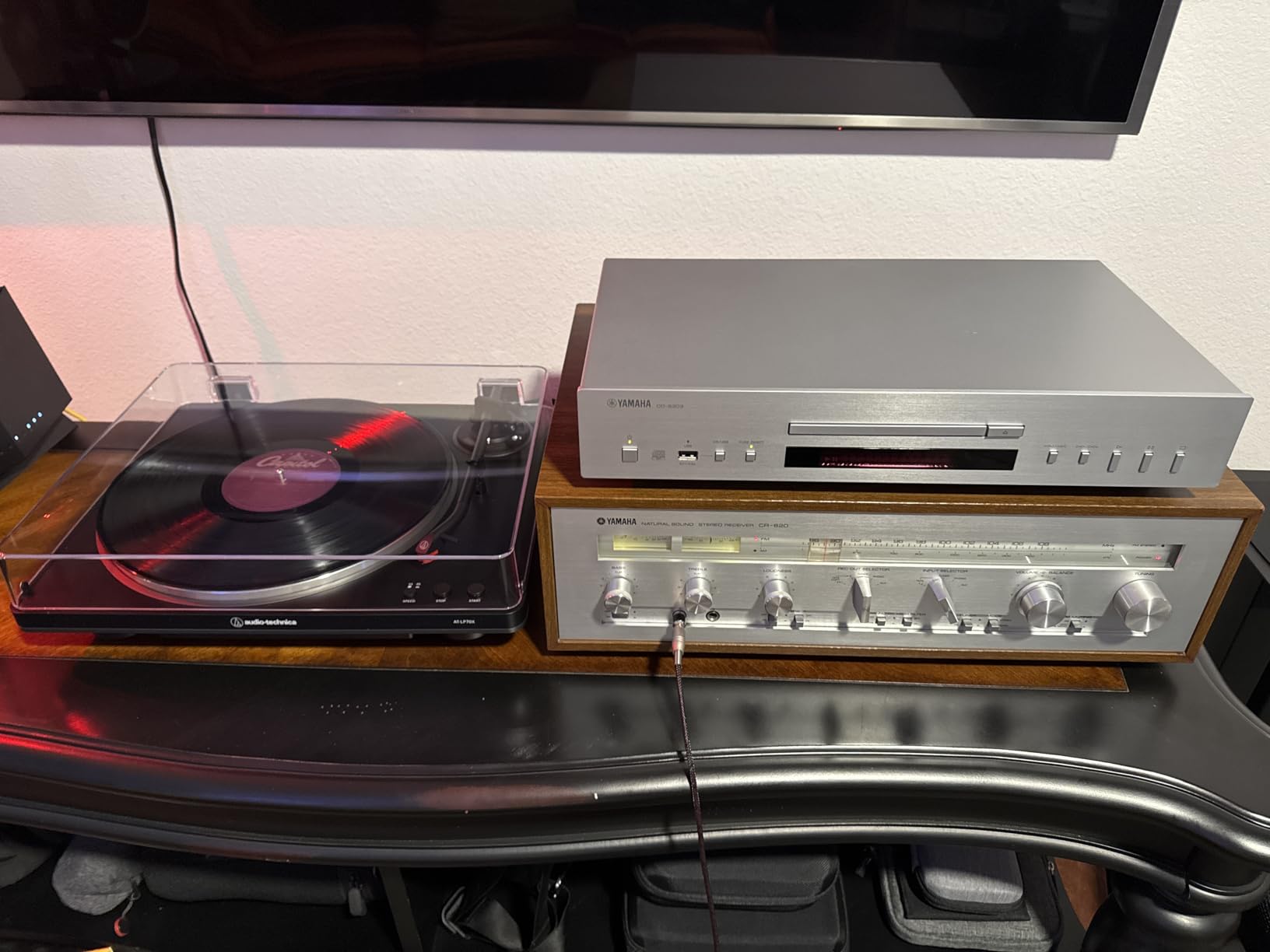 Audio-Technica AT-LP70X Automatic Turntable (Black/Bronze) customer photo 1