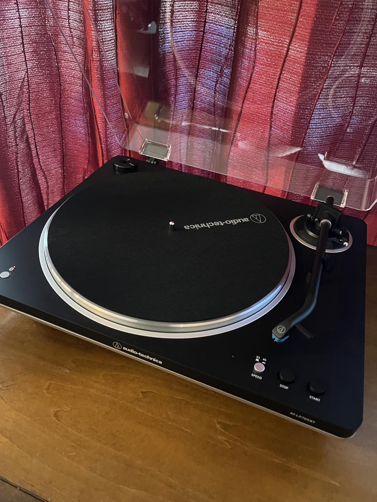 Audio-Technica AT-LP70XBT Wireless Turntable (Black/Silver) customer photo 1