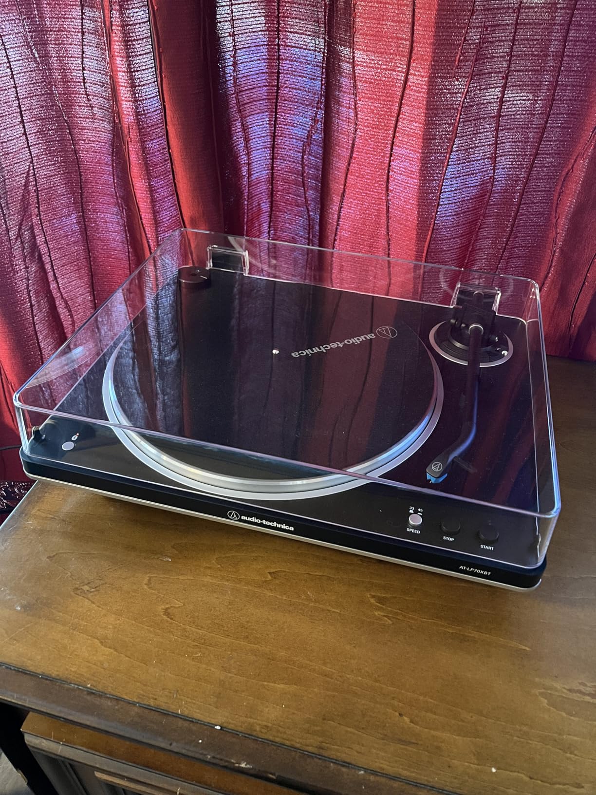 Audio-Technica AT-LP70XBT Wireless Turntable (Black/Silver) customer photo 2