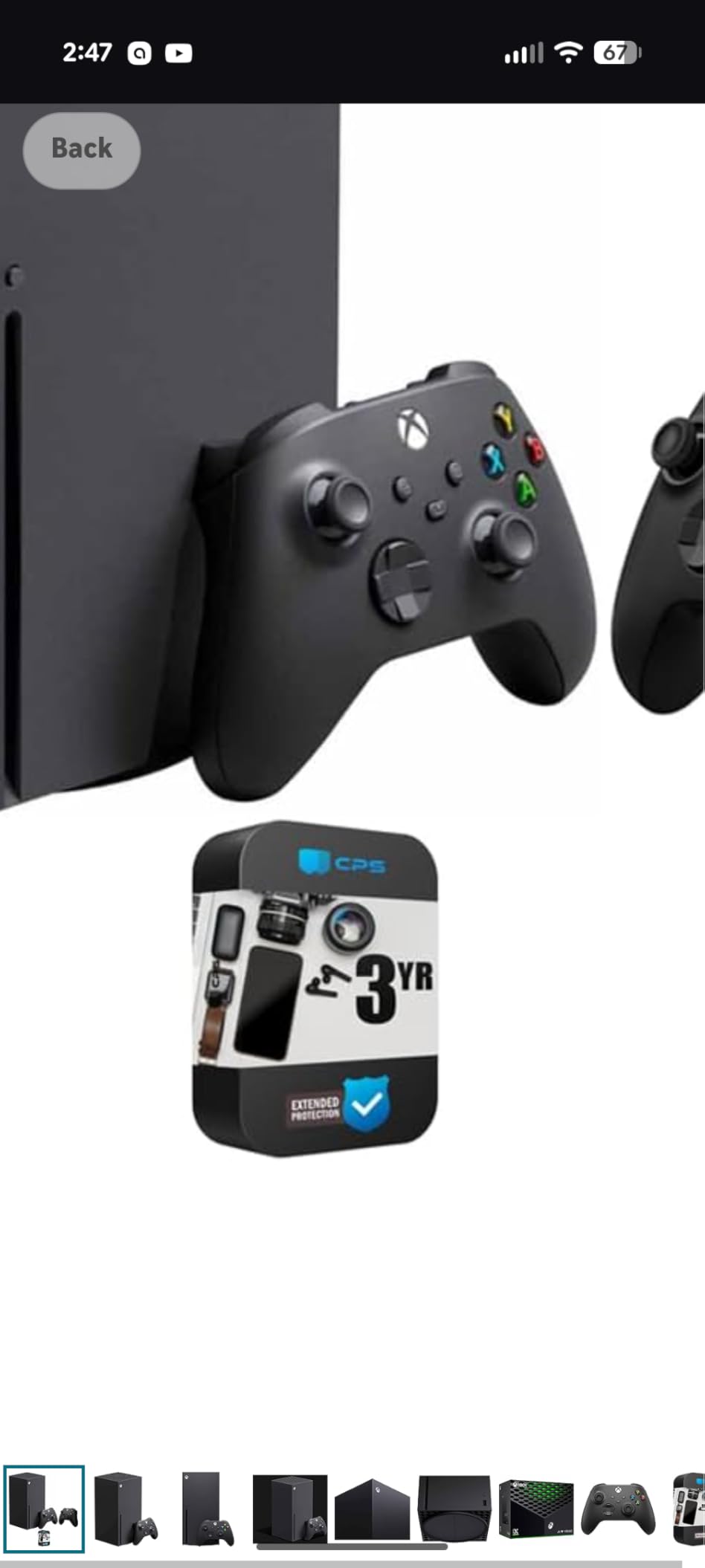 Microsoft RRT-00001 Xbox Series X 1TB SSD Gaming Console with Dual Controllers Bundle with 3 YR CPS Enhanced Protection Pack customer photo 1