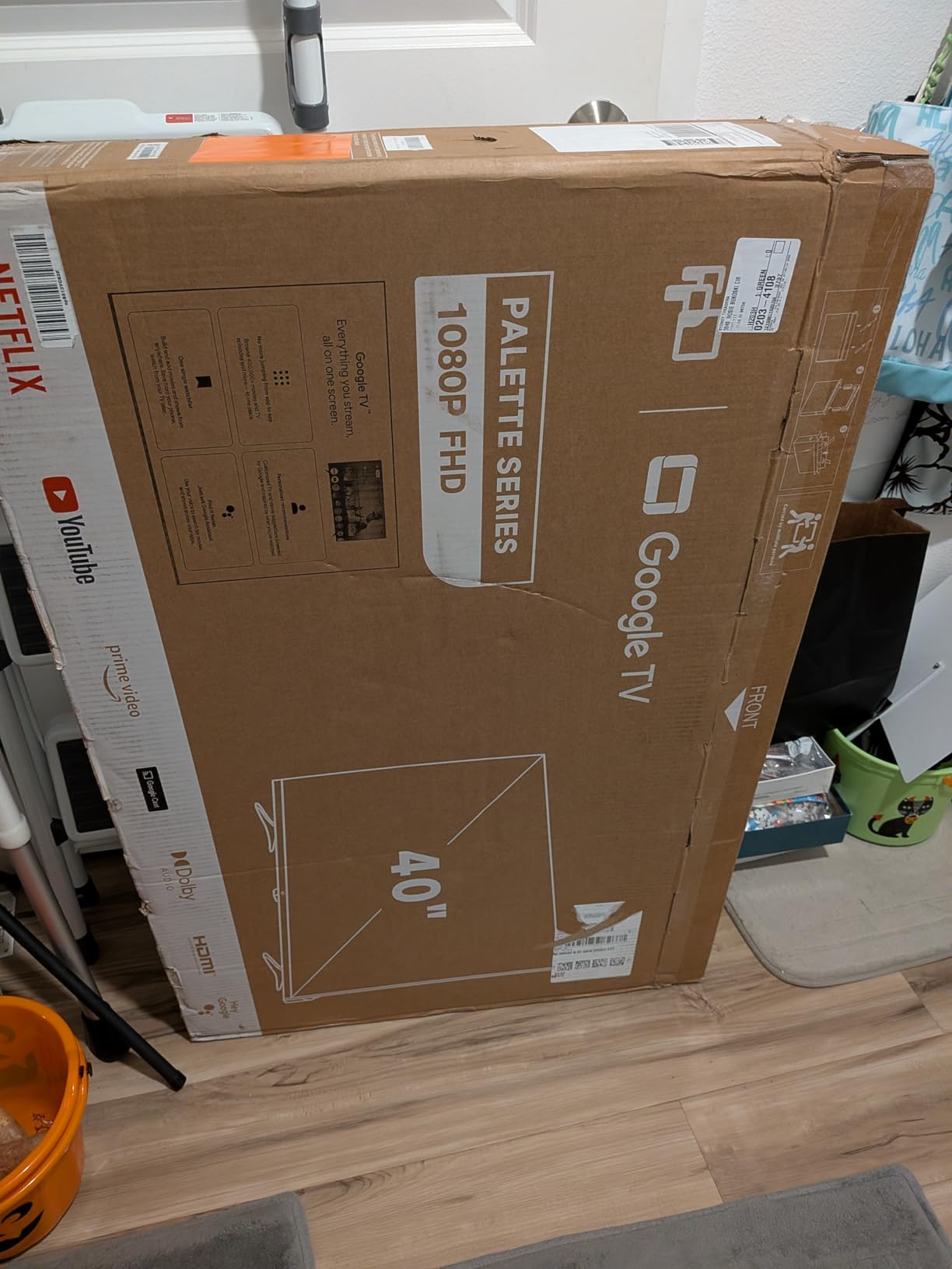 FPD 50 Inch Smart TV, 4K LED Google TV with Google Play Built-in Google Cast, HDR 10, MEMC, Voice Remote, Dolby Audio, UHD Stream Live Television (CG50-C3, 2024) customer photo 1