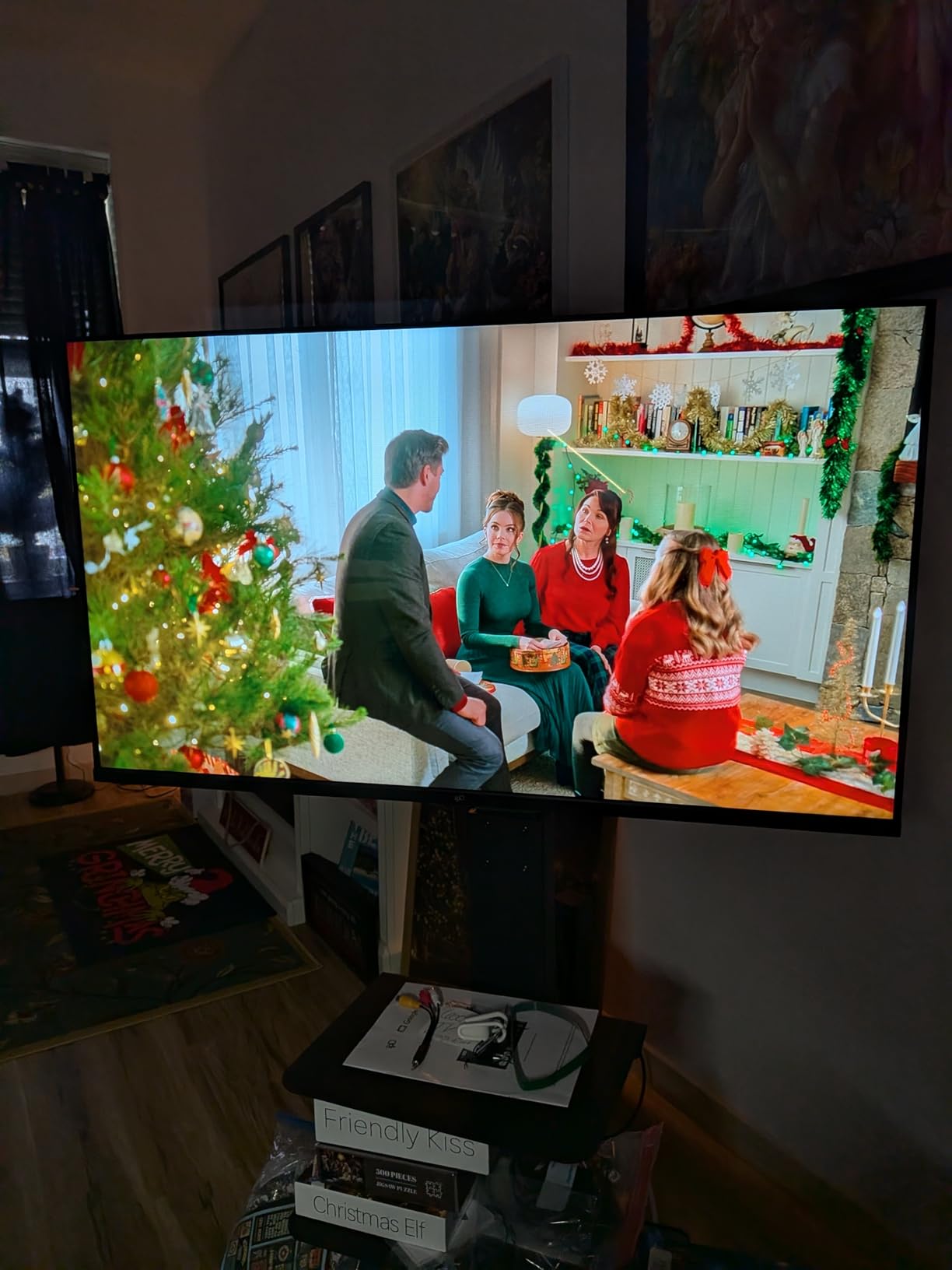 FPD 50 Inch Smart TV, 4K LED Google TV with Google Play Built-in Google Cast, HDR 10, MEMC, Voice Remote, Dolby Audio, UHD Stream Live Television (CG50-C3, 2024) customer photo 2