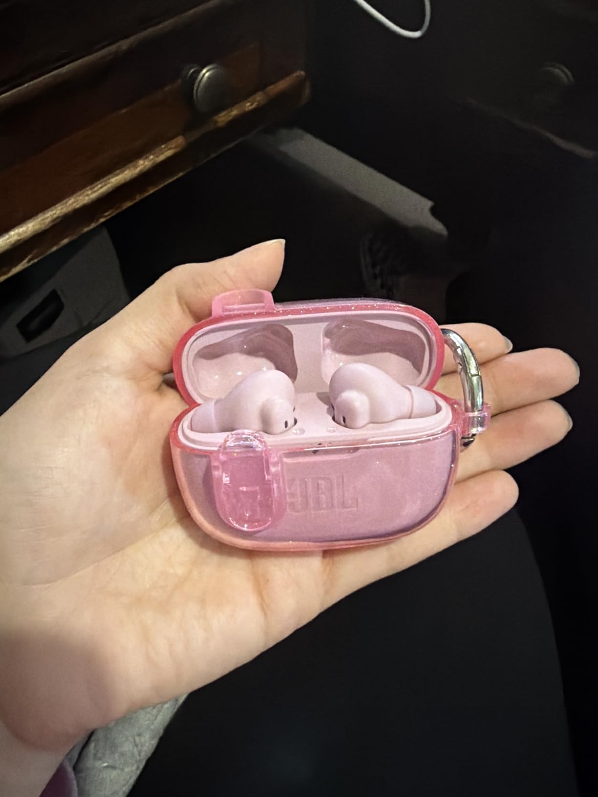 JBL Vibe Beam 2 - True Wireless Noise Cancelling Earbuds with JBL Pure Bass Sound & Smart Ambient technology, 4mics for crisp, clear calls, up to 40Hrs of Playback, IP54 Dust & Water resistant (Black) customer photo 2