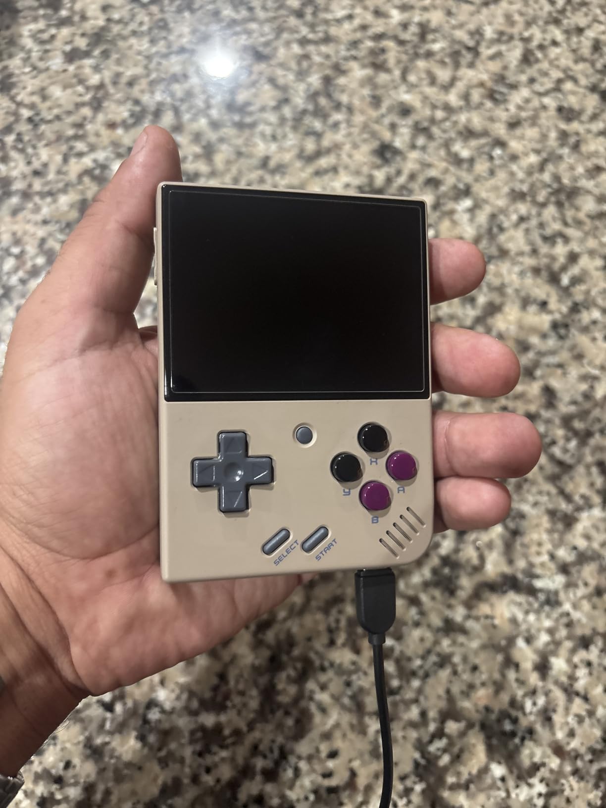 Mini Plus with Portable Case Retro Emulator Handheld Game Console Latest Version with WiFi & RTC, 3.5'' 640*480 IPS Screen 3000mAh Battery, White 64GB customer photo 1