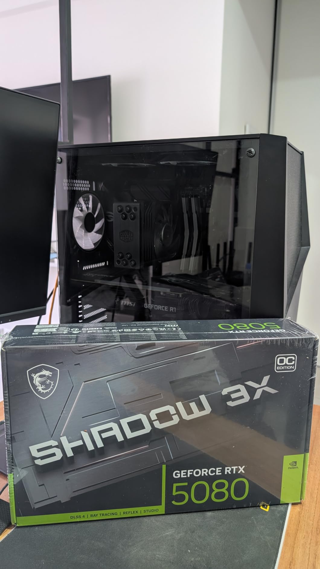 MSI Gaming RTX 5080 16G Shadow 3X OC Graphics Card (16GB GDDR7, 256-bit, Extreme Clock TBD MHz, DisplayPort x 3 2.1a, HDMI 2.1b, NVIDIA Blackwell Architecture) customer photo 2