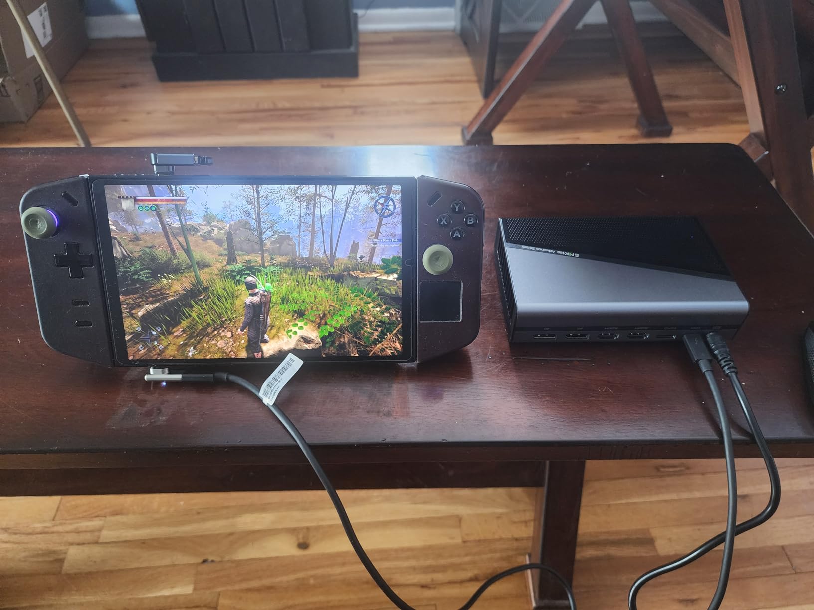 GMKtec AD-GP1 External GPU Docking Station, eGPU Enclosure with AMD Radeon 7600M XT GPU Graphics Card, HDMI2.1, DisplayPort2.0, Oculink, USB4, eGPU Dock customer photo 1