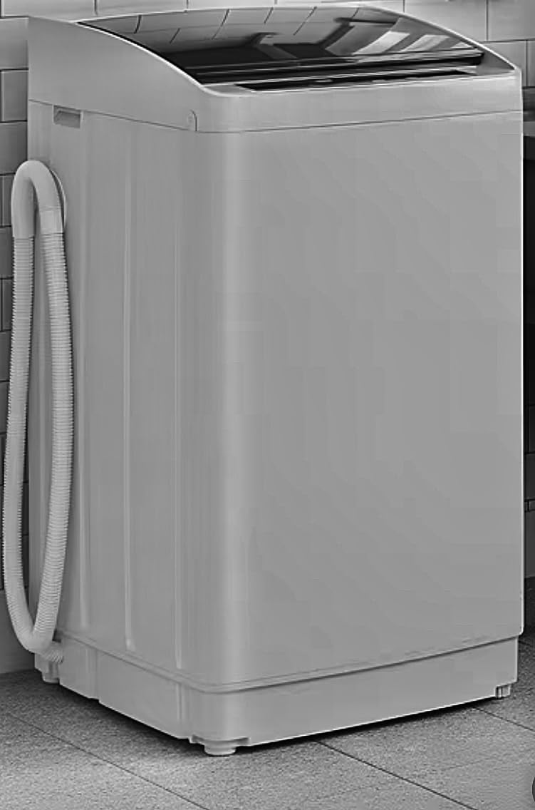 ROVSUN 30LBS Washing Machine, Full-Automatic Portable Washer with Stainless Steel Drum, Electric Laundry Machine, Washer and Spin Dryer Combo with Drain Pump for Home, Apartment customer photo 1