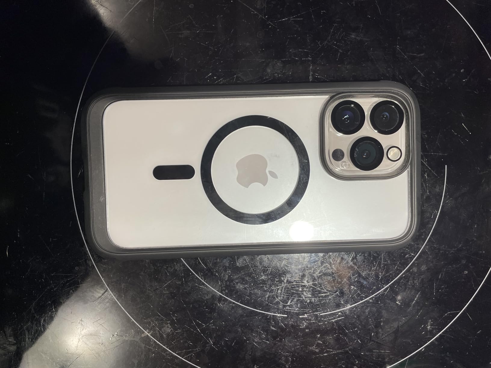 Miracase Magnetic for iPhone 16e Case Full-Body Phone with Built-in Glass Screen Protector, [Compatible with MagSafe] Military Drop Proof 16 E Cover Bumper 6.1 inch, Black customer photo 1