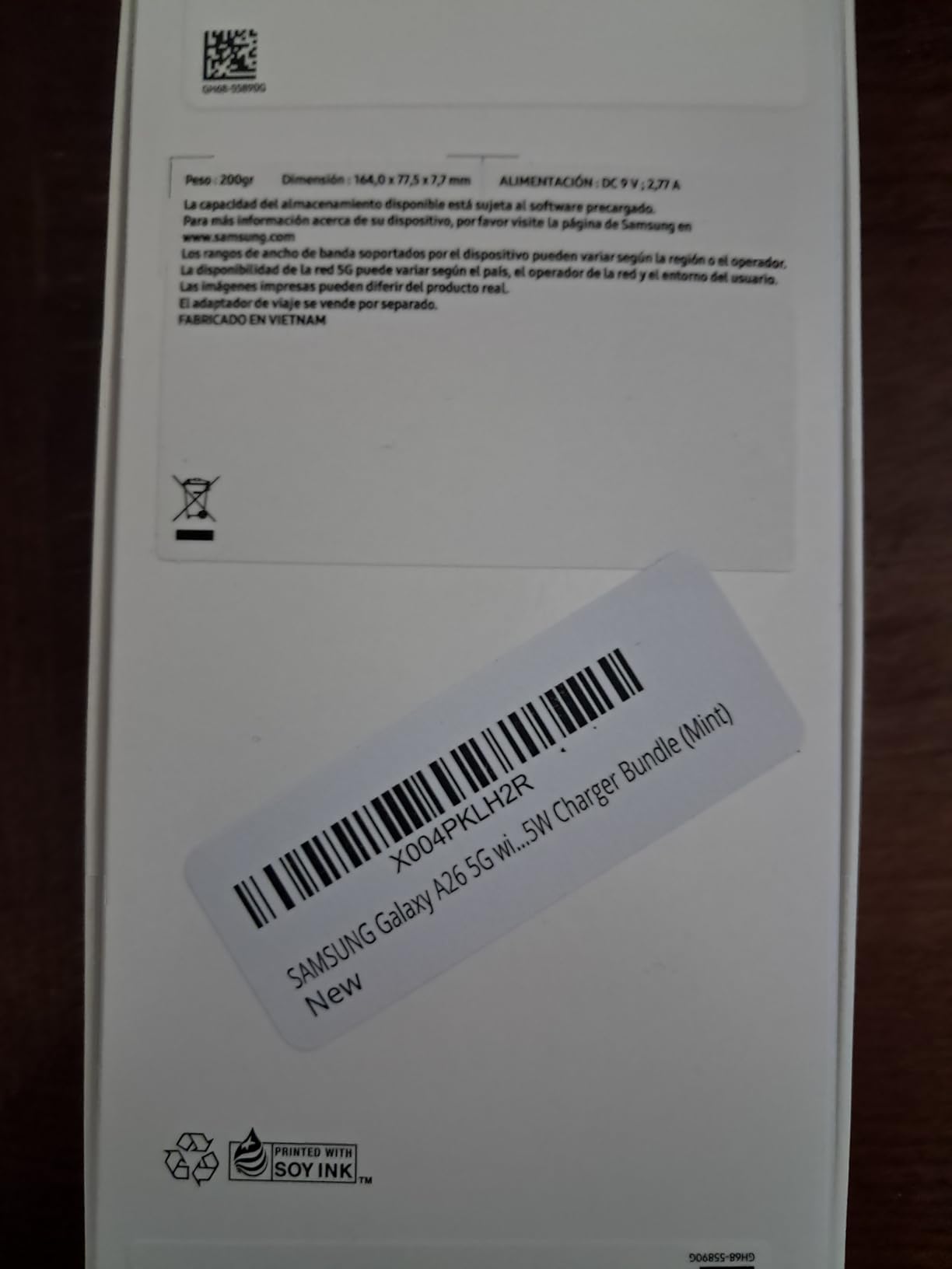 Galaxy A26 5G 2025 with AI | 256GB, 8GB, Dual SIM | 6.7