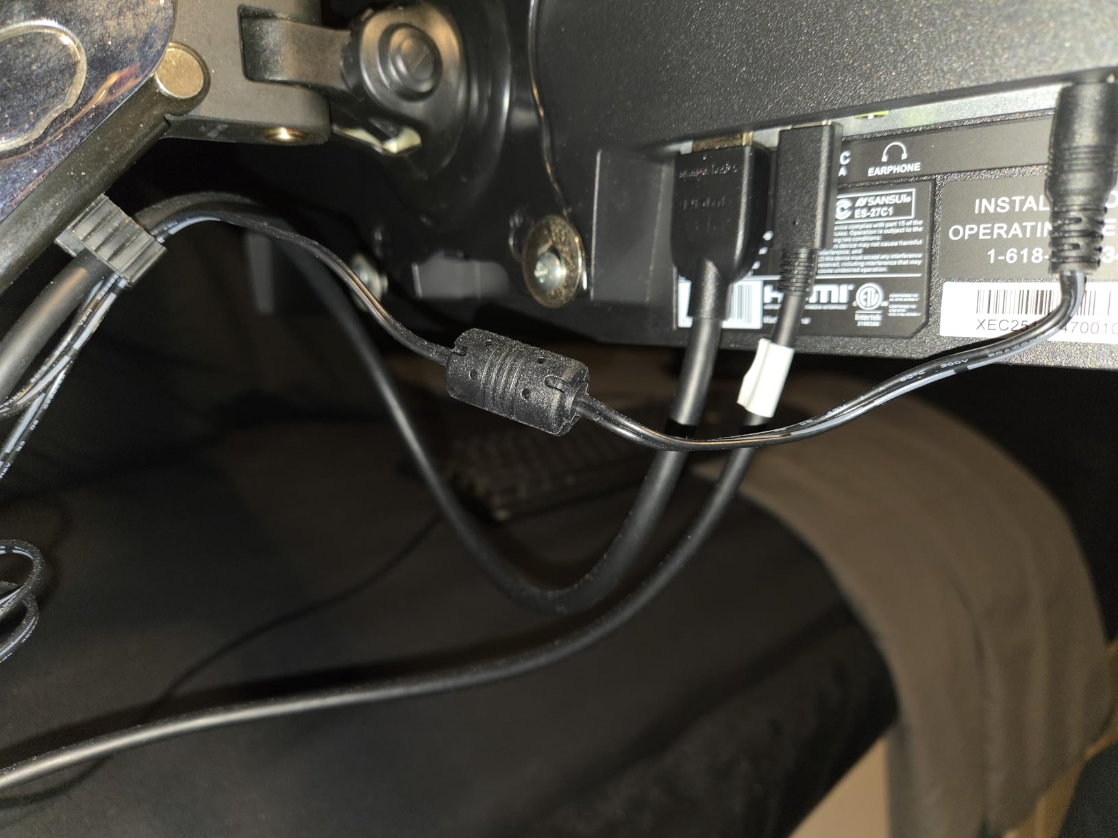 SANSUI 27 Inch WQHD 2560X1440 Curved Gaming Monitor, 180Hz MPRT 1ms Computer Monitor,HDMI2.0 * 2, DP1.2 * 2, Freesync, Curved 1500R, 5000:1 Contrast Ratio, 120% sRGB,HDR customer photo 2