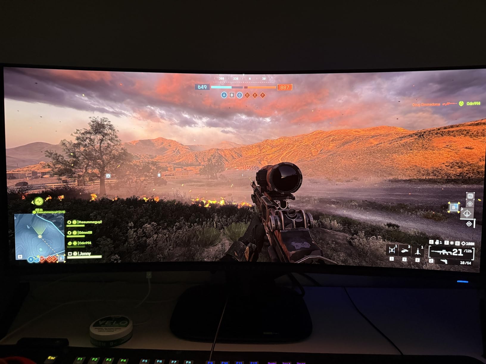 Alienware 34 240Hz QD-OLED Curved Gaming Monitor - AW3425DW - 34.2-inch WQHD (3440 x 1440) 0.03ms Display, 1800R Curve, AMD FreeSync Premium Pro, VESA AdaptiveSync, DisplayHDR TrueBlack 400 customer photo 2