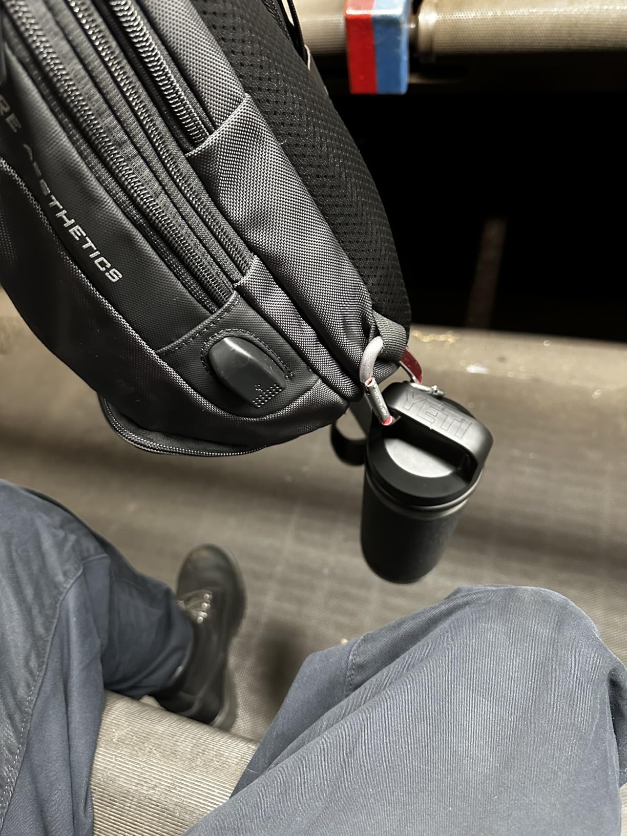 Rambler 18 oz Bottle, Vacuum Insulated, Leakproof, Stainless Steel with Chug Cap, Cherry Blossom customer photo 2