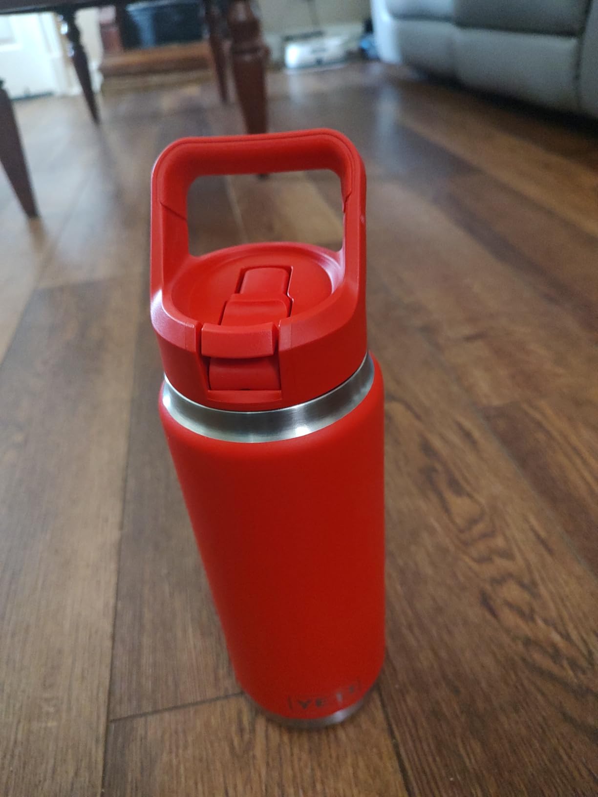 Rambler 26 oz Bottle, Vacuum Insulated, Stainless Steel with Color Matching Straw Cap customer photo 1