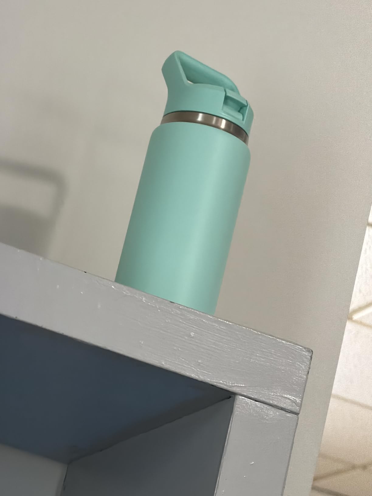 Rambler 26 oz Bottle, Vacuum Insulated, Stainless Steel with Color Matching Straw Cap customer photo 2