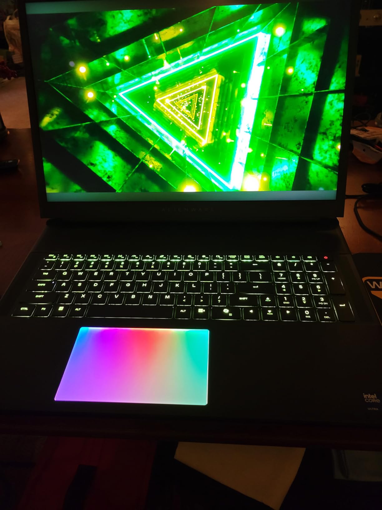 Alienware 18 Area-51 Gaming Laptop AA18250-18-inch QHD+ 300Hz 3ms Display, Intel Core Ultra 9-275HX, 32GB DDR5 RAM, 1TB SSD, NVIDIA GeForce RTX 5070, Windows 11 Home, Onsite Service - Liquid Teal customer photo 1