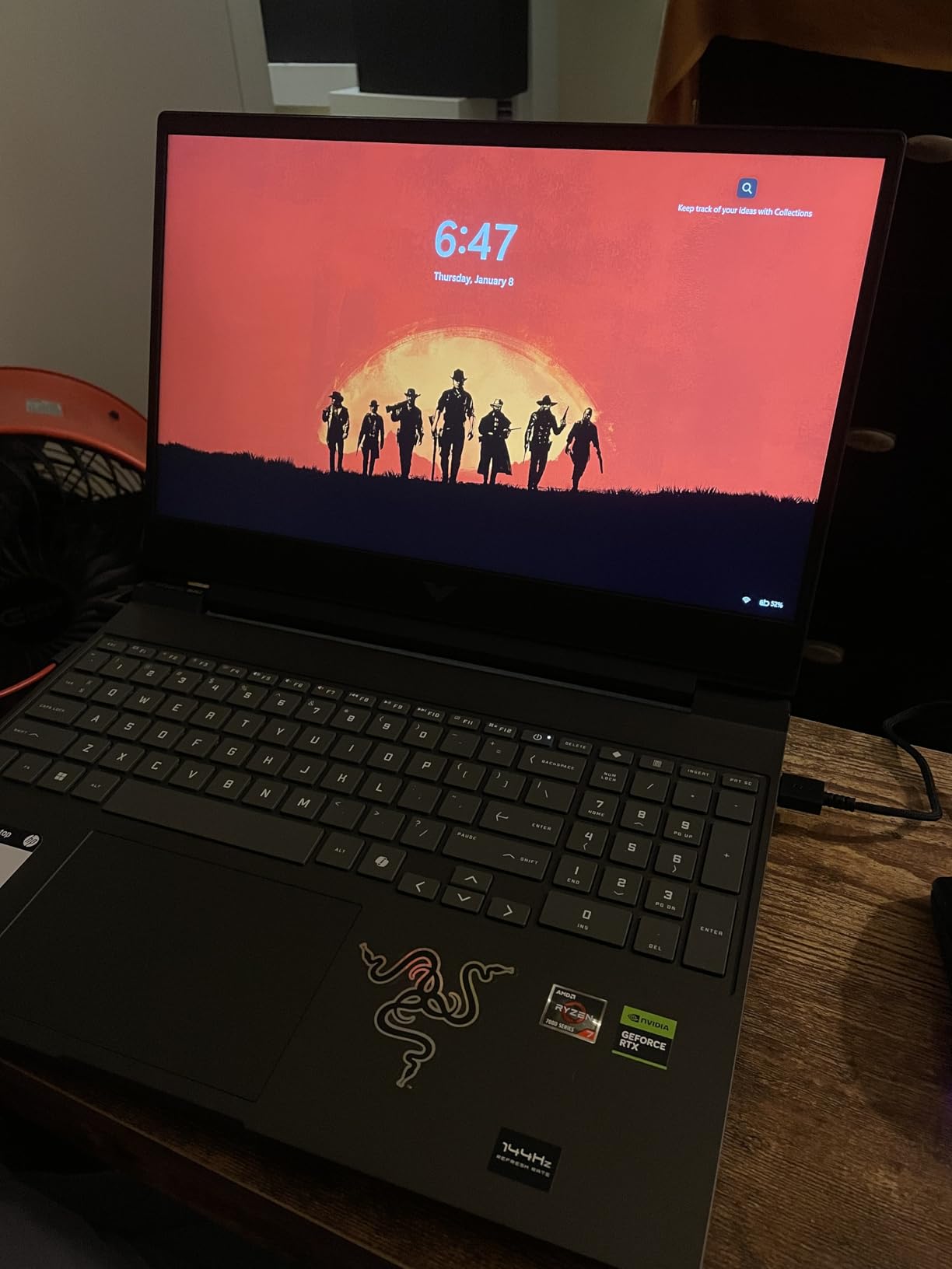 HP Victus 15.6 144Hz Full HD Gaming Laptop | AMD Ryzen 7 7445HS | NVIDIA GeForce RTX 4050 | Copilot | Backlit | 16GB RAM DDR5 | 512GB SSD customer photo 1