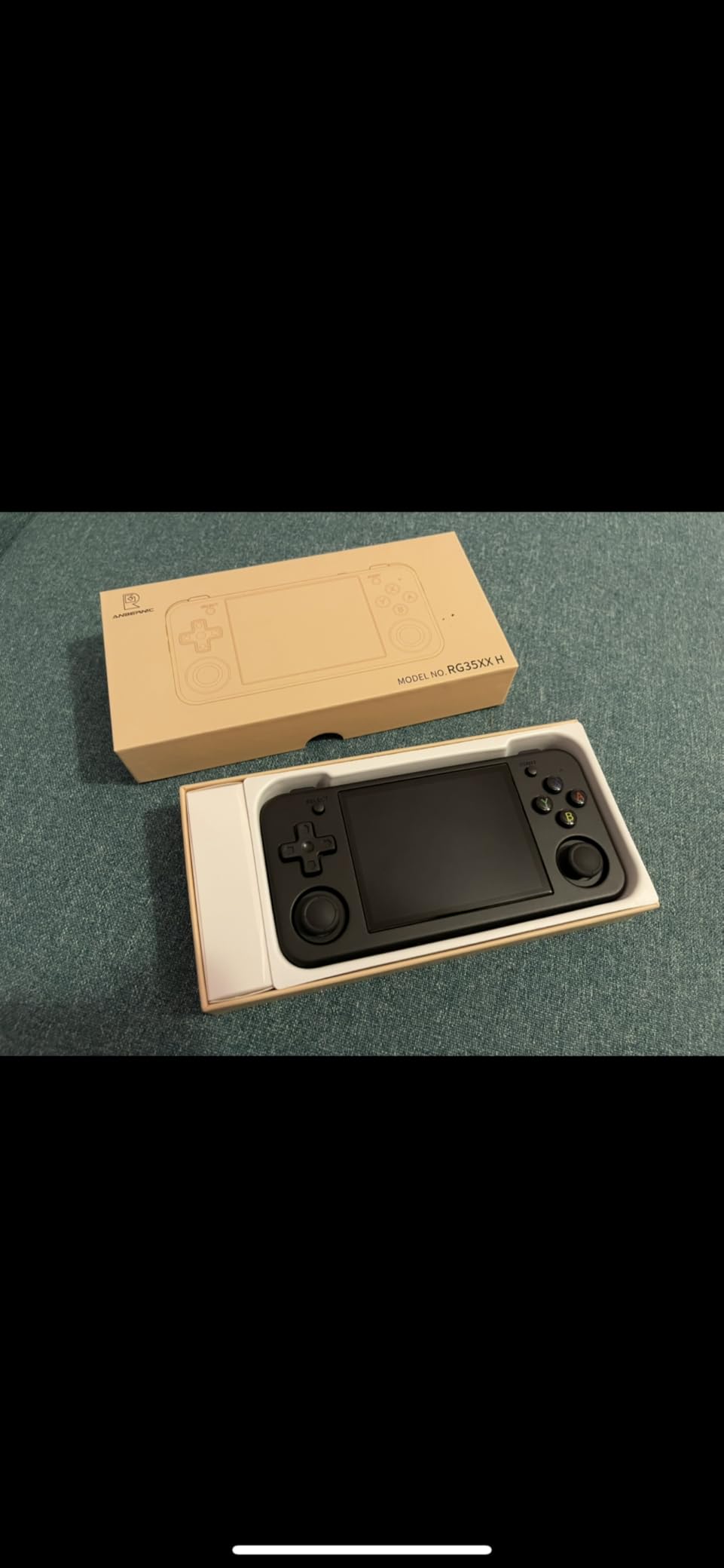 RG35XX H, Anbernic Retro Handheld Gaming Console with 64GTF Card, Dual Joystick Design 3.5-inch HD Screen Lasts up to 8 Hours High-Capacity Battery for Better Experience (64G Jet) customer photo 2