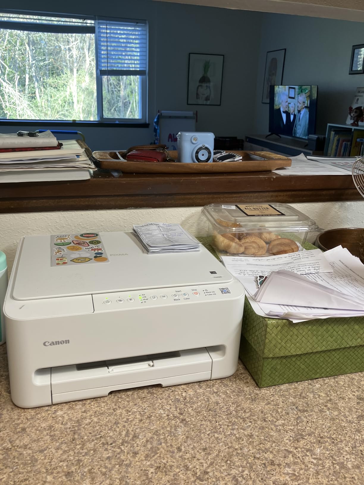 Canon PIXMA TS4320 Wireless Color Inkjet Printer for Duplex Printing, White - Cost Efficient Home Printer with Copier/Scanner, Compact Design, Easy Setup, 1 Year Limited Warranty customer photo 1