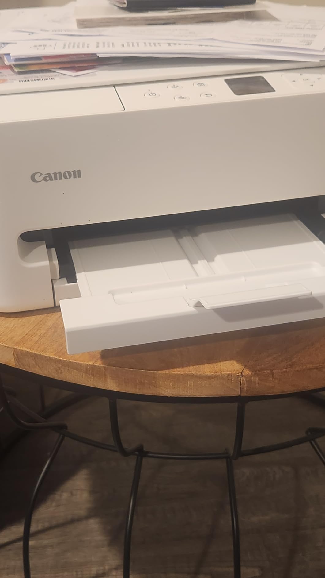 Canon PIXMA TS6520 Wireless Color Inkjet Printer Duplex Printing, White - Home Printer with Copier/Scanner, 1.42