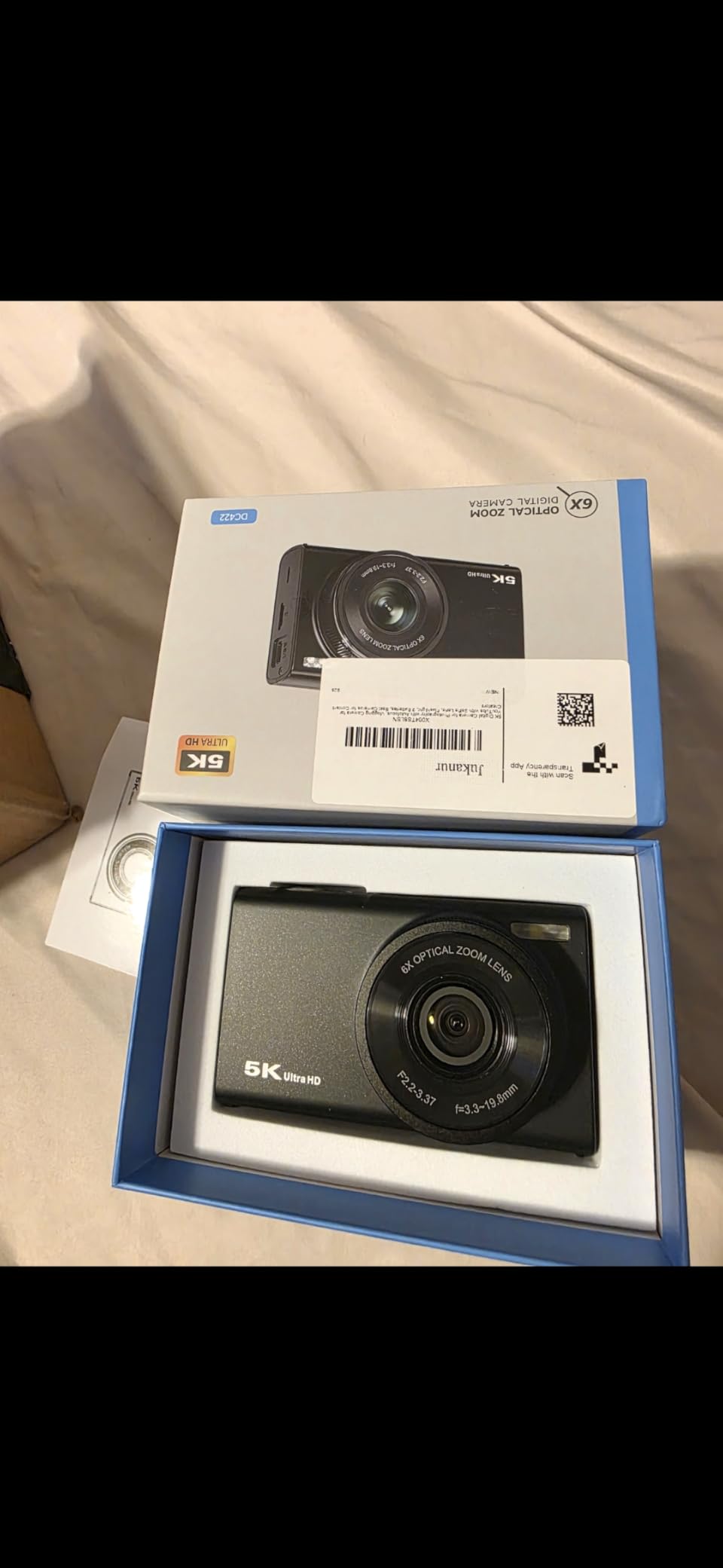 5K 96MP Digital Camera for Photography with 6X Optical Zoom,2026 Upgraded Autofocus Vlogging Camera for YouTube with Dual Lens, 64GB Card, Flash, Anti-Shake, Compact Point and Shoot Digital Cameras customer photo 1