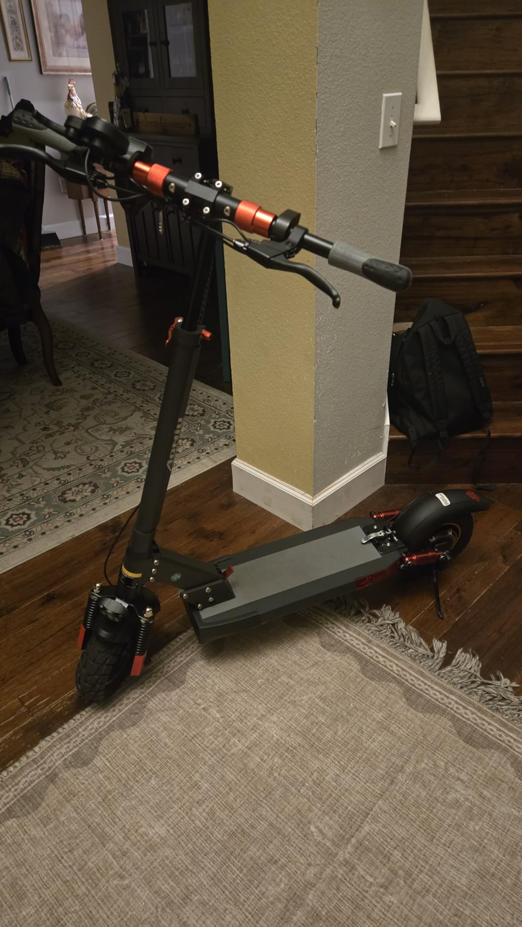 M4 Electric Scooter for Adults with seat 25-30 mph Fast Speed 31-37 Miles Long Range Heavy Duty 300+ lbs 10 Inch Off Road Foldable e Scooter Mobility e Scooters for Girls Men Teens Bike customer photo 1