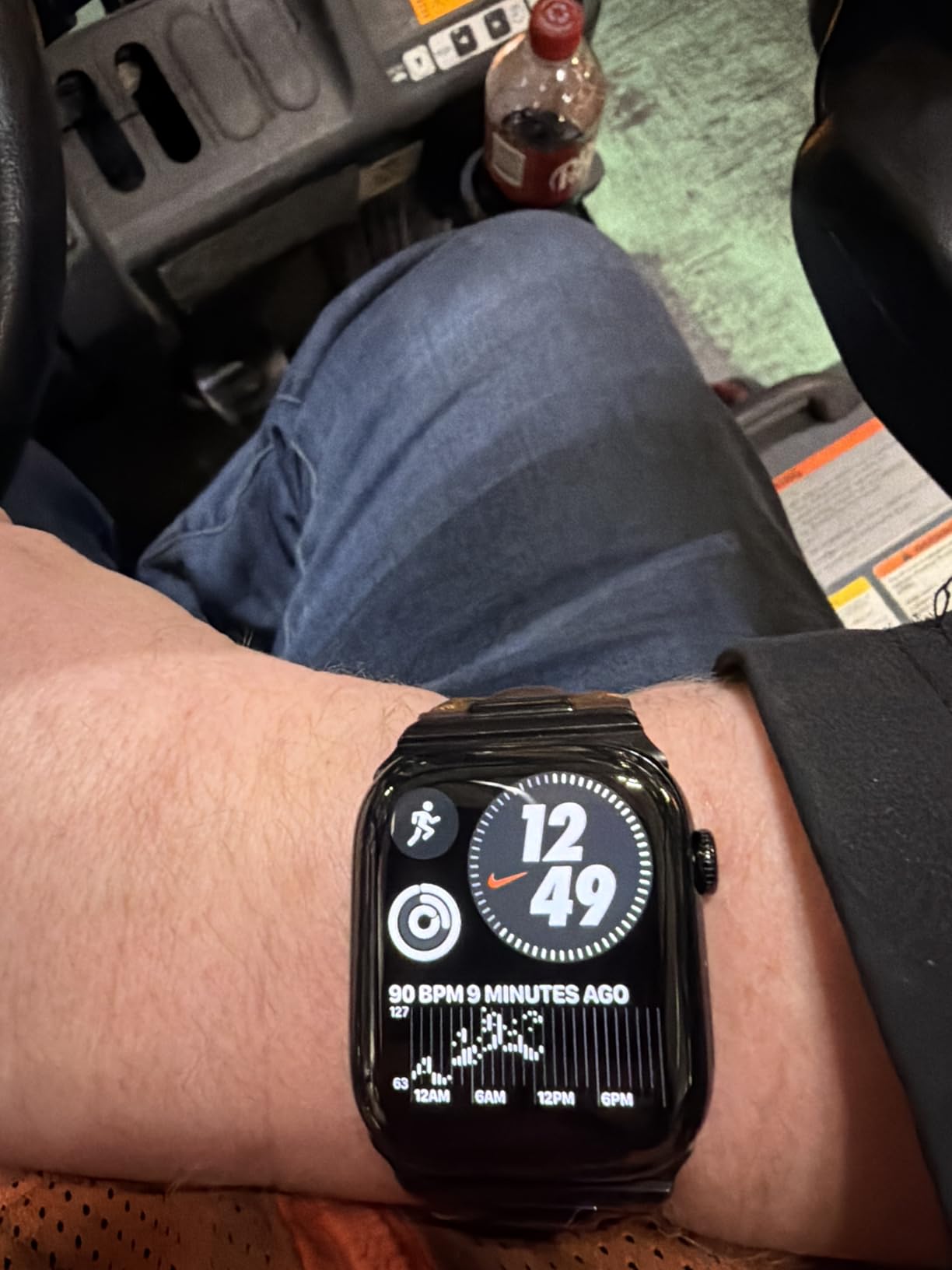 Apple Watch Series 11 [GPS 46mm] Smartwatch with Jet Black Aluminum Case with Black Sport Band - M/L. Sleep Score, Fitness Tracker, Health Monitoring, Always-On Display, Water Resistant customer photo 1