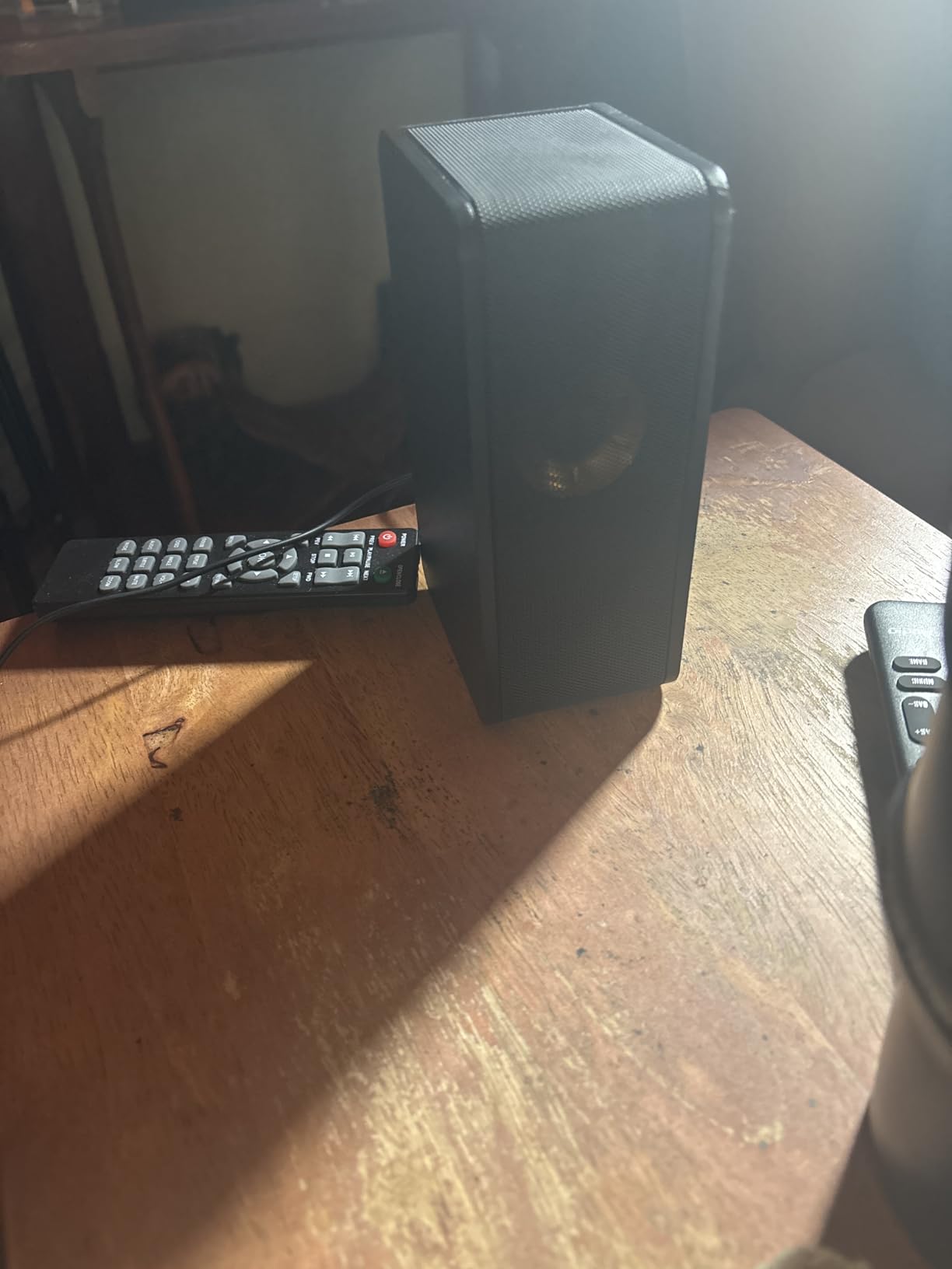 Wooden 5.1.2 Virtual Surround Sound System, 4 Surround Speakers Wired, 400W Peak Power, Sound Bars for Smart TV w/Subwoofer, 5.25'' Deep Bass, Home Theater TV System, ARC/OPT/BT/AUX, HiPulse N512 customer photo 1