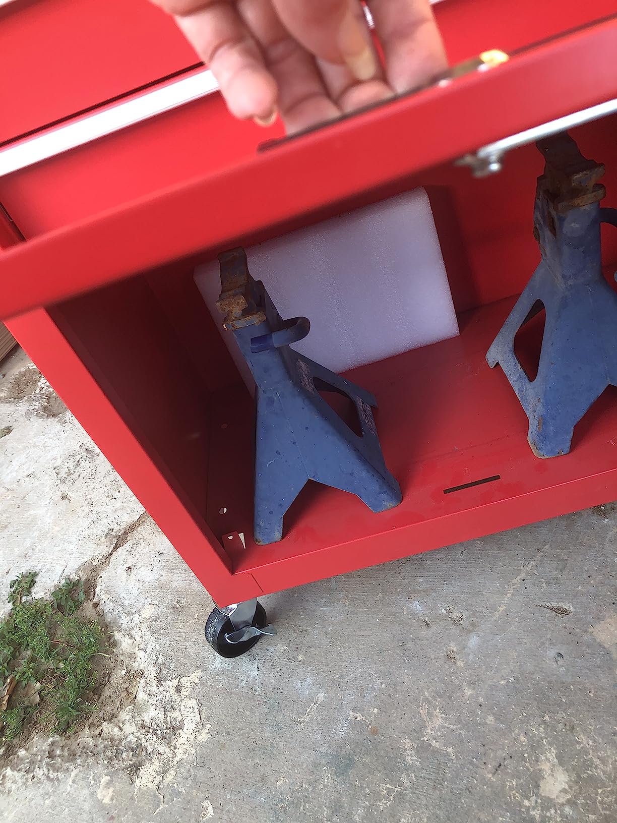 INTERGREAT Rolling Tool Chest with Wheels and 5 Drawers, Detachable Tool Cabinet with Lock for Garage, Locking Mechanic Tool Cart with Black Liner for Warehouse, Workshop, High Capacity customer photo 1