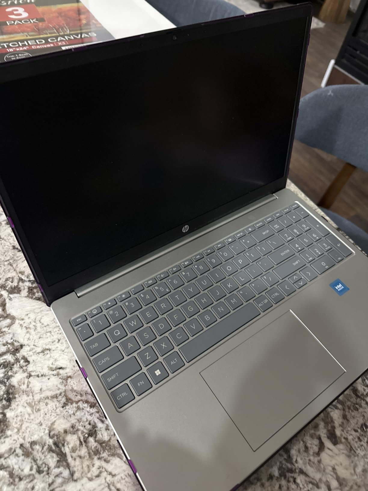 HP Laptop Computer, 15.6 FHD Display, Intel 4-Core Processor, 8GB RAM, 256GB PCIe SSD, WiFi 6, BT 5.3, Numeric Keypad, Lifetime Microsoft Office 365 customer photo 1