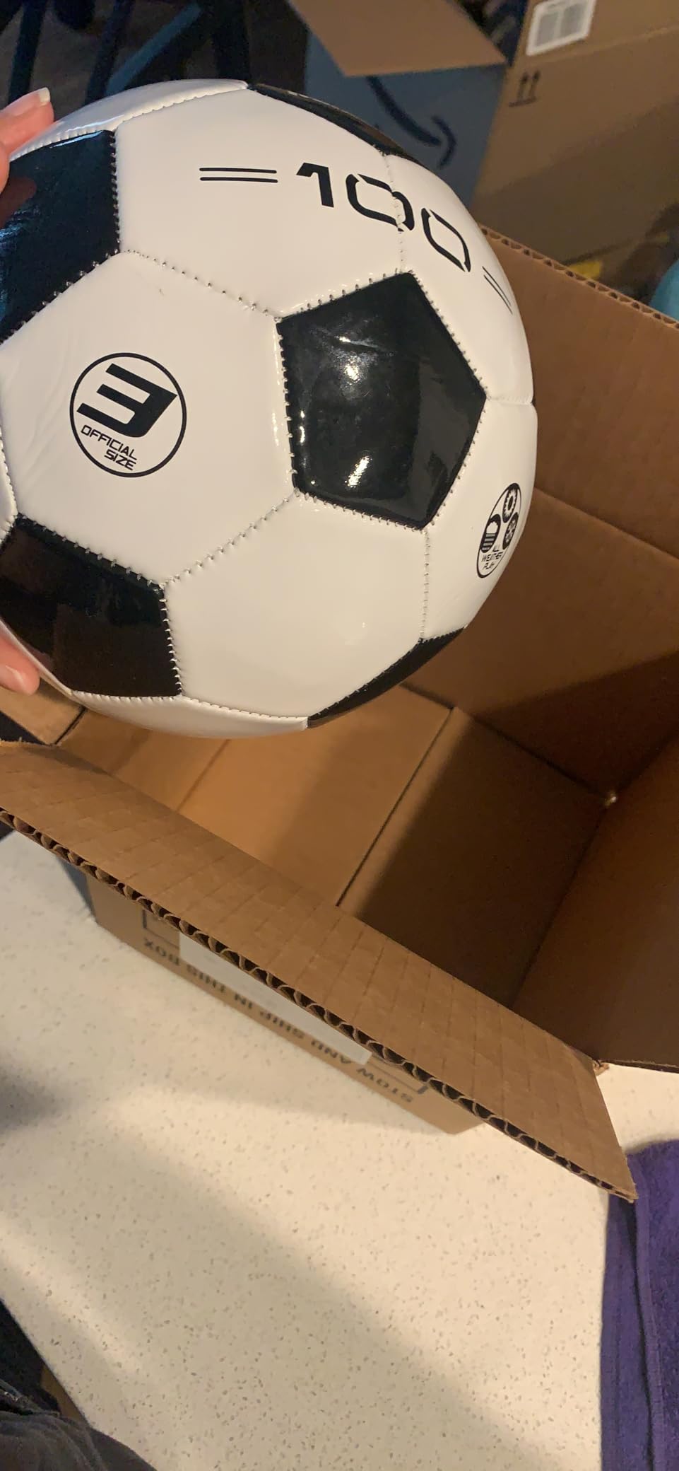 Franklin Sports F-100 Soccer Ball customer photo 2