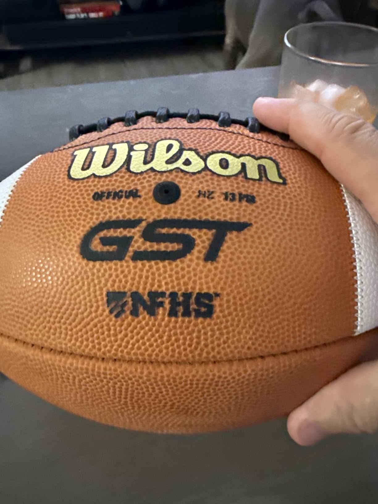 Wilson GST Game Football - Size customer photo 1