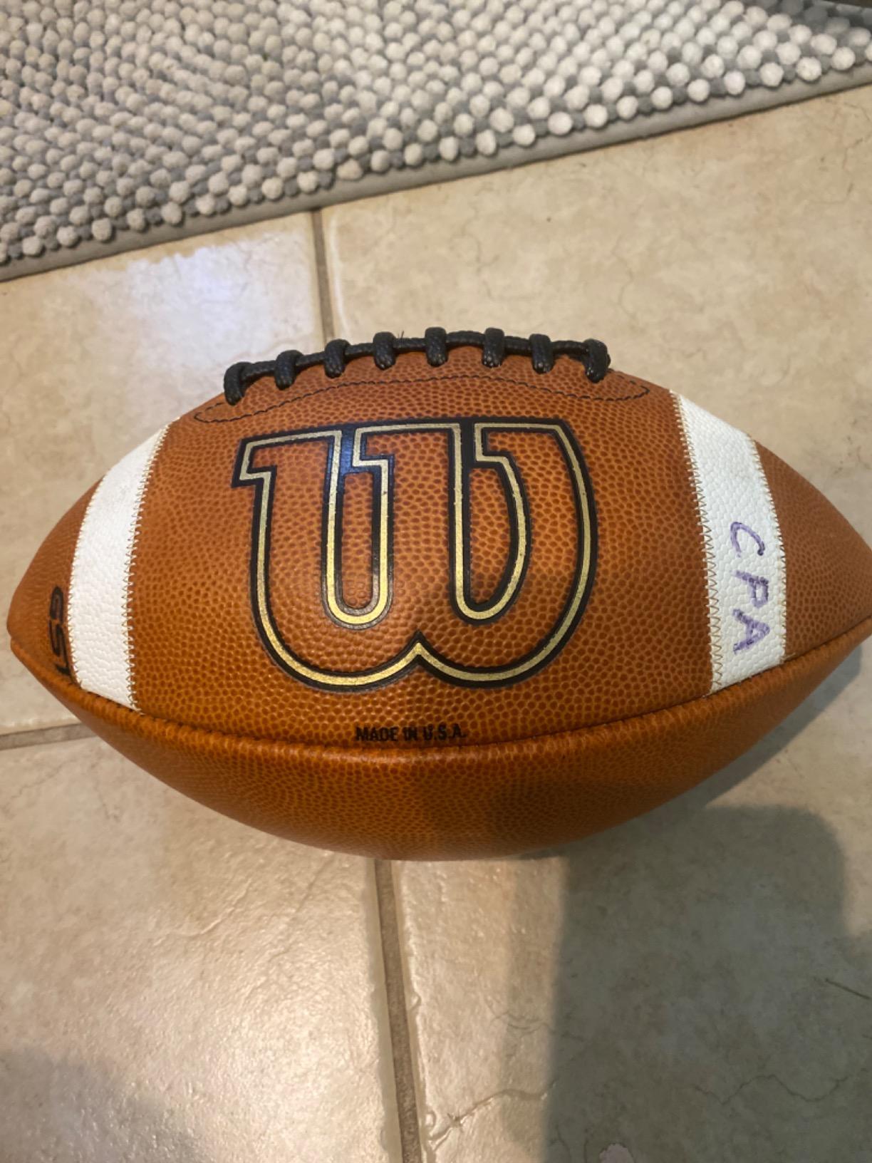 Wilson GST Game Football - Size customer photo 2