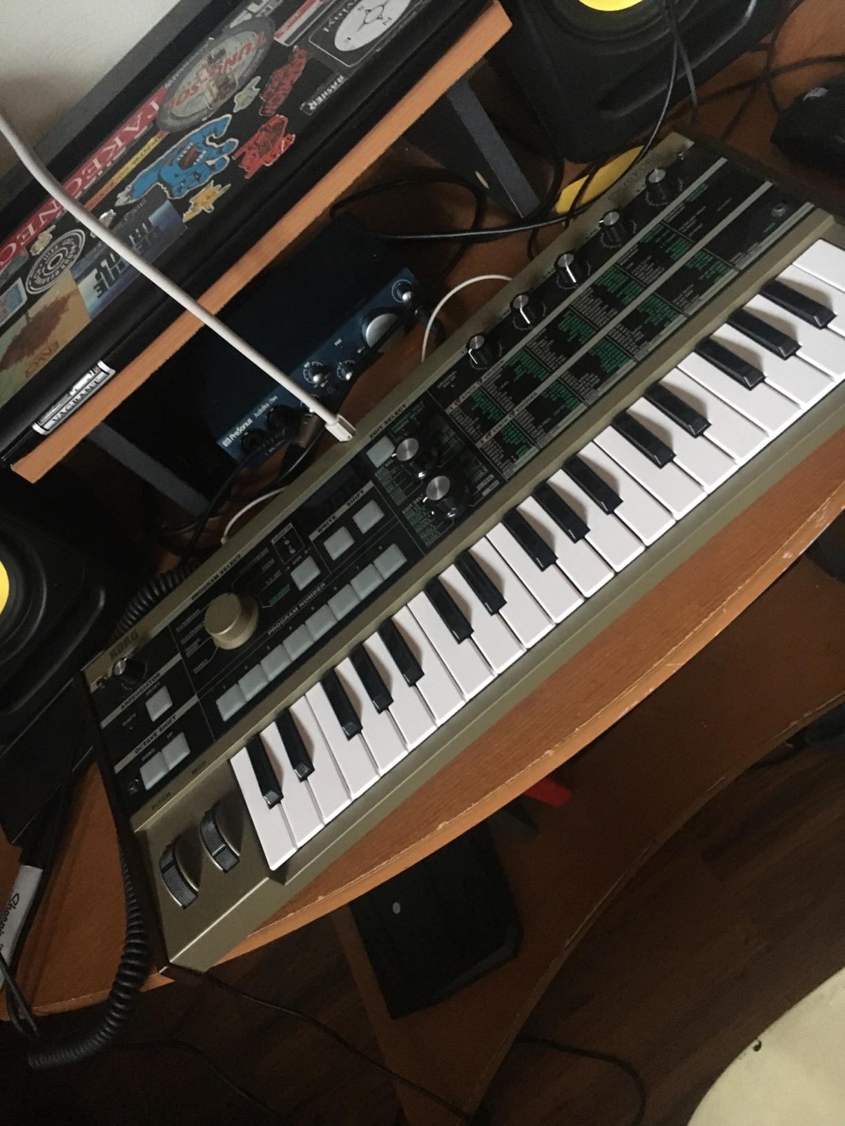 Korg microKORG Compact Analog Modeling Synthesizer w/ Vocoder Mini Mic customer photo 1