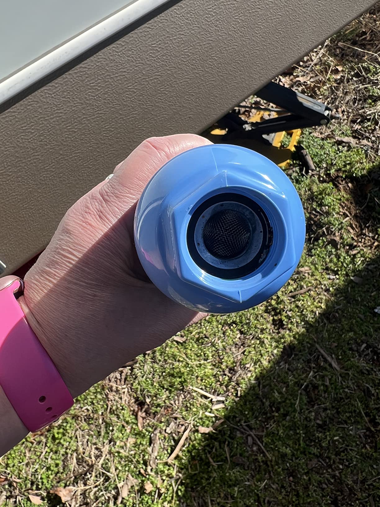 Camco Tastepure RV Water Filter - GAC & KDF Filtration - Made in the USA | Advanced RV Inline Water Filter with Flexible Hose Protector - Camping Essentials for Fresh Drinking Water (40043) customer photo 1